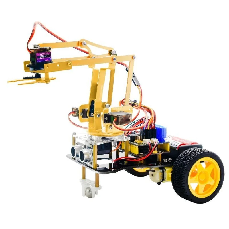 Keyestudio KS0520 4DOF Mechanical Arm Robot Car Kit Arduino Compatible