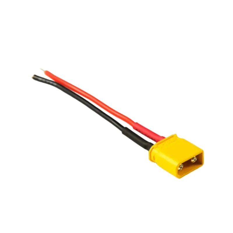XT30 Male Connector Cable  18AWG Silicone Wire 10cm