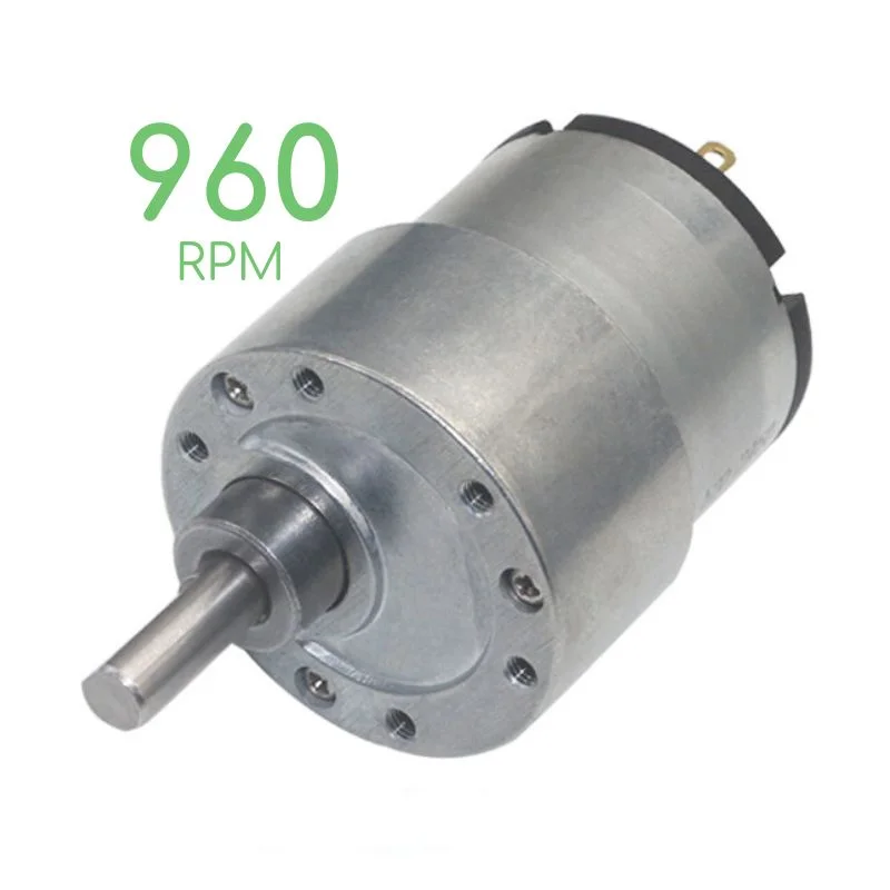 12V JGB37-520 DC Geared Motor  960RPM High Speed