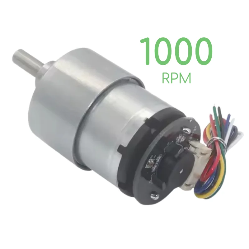 12V JGB37-520 DC Geared Motor with Encoder  1000RPM