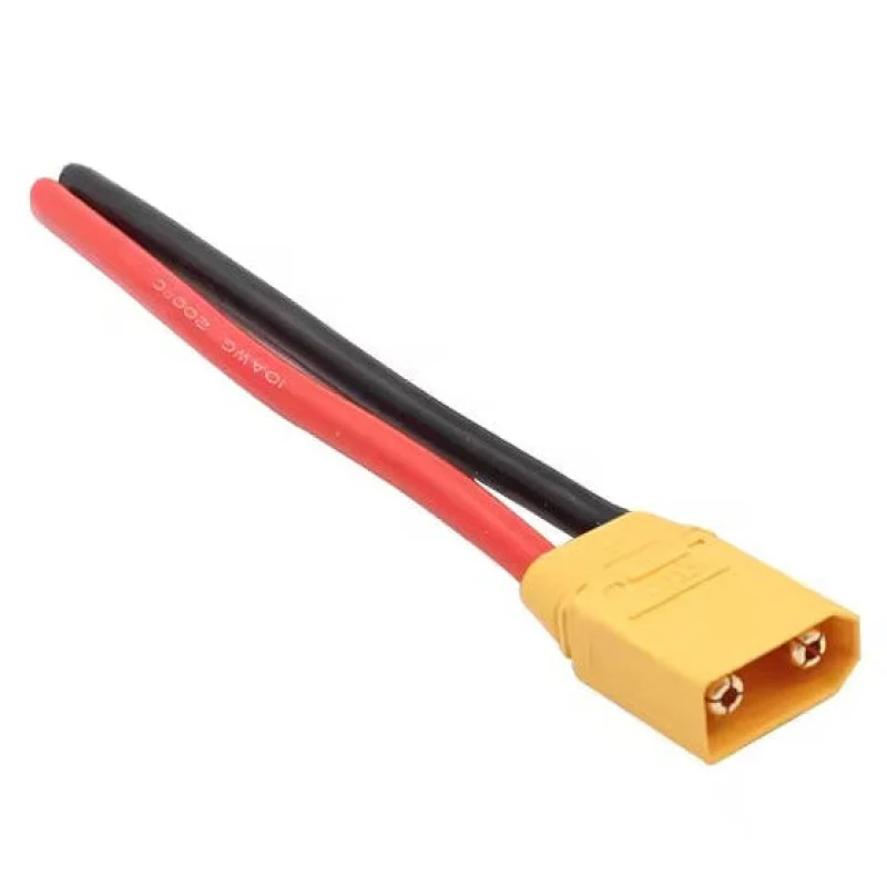 XT90 Male Connector Cable  10AWG Silicone Wire 15 cm