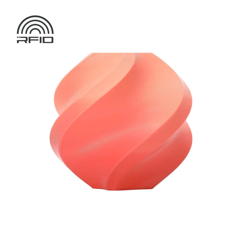 Bambu Pink Citrus PLA Basic Gradient Filament with Spool – 1 KG